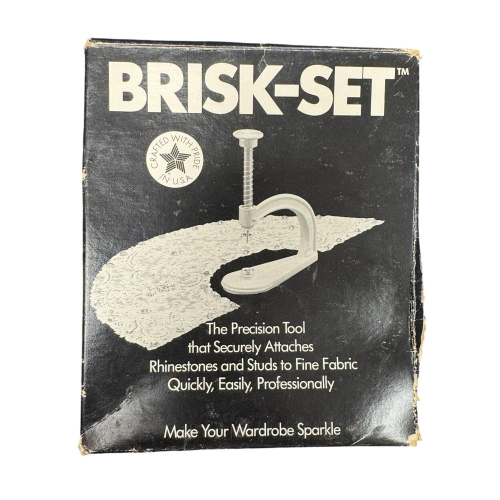 Brisk-Set Rhinestone Setter Unisex OS Silver Good Model 100A Metal Craft Tool